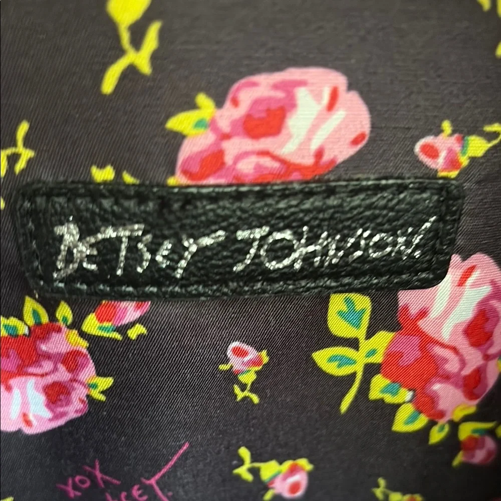 Betsey Johnson French Bulldog Frenchie Boston Terrier Dog Face Mini Backpack - Picture 9 of 10